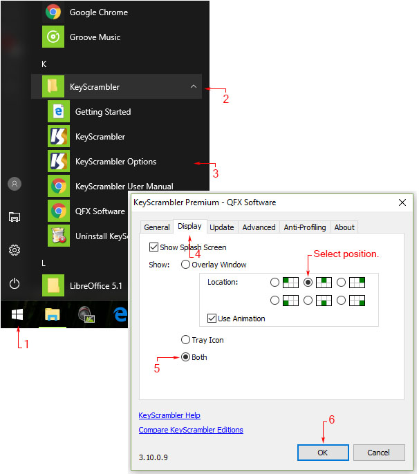 windowsmenu_showboth1 Screenshot 1